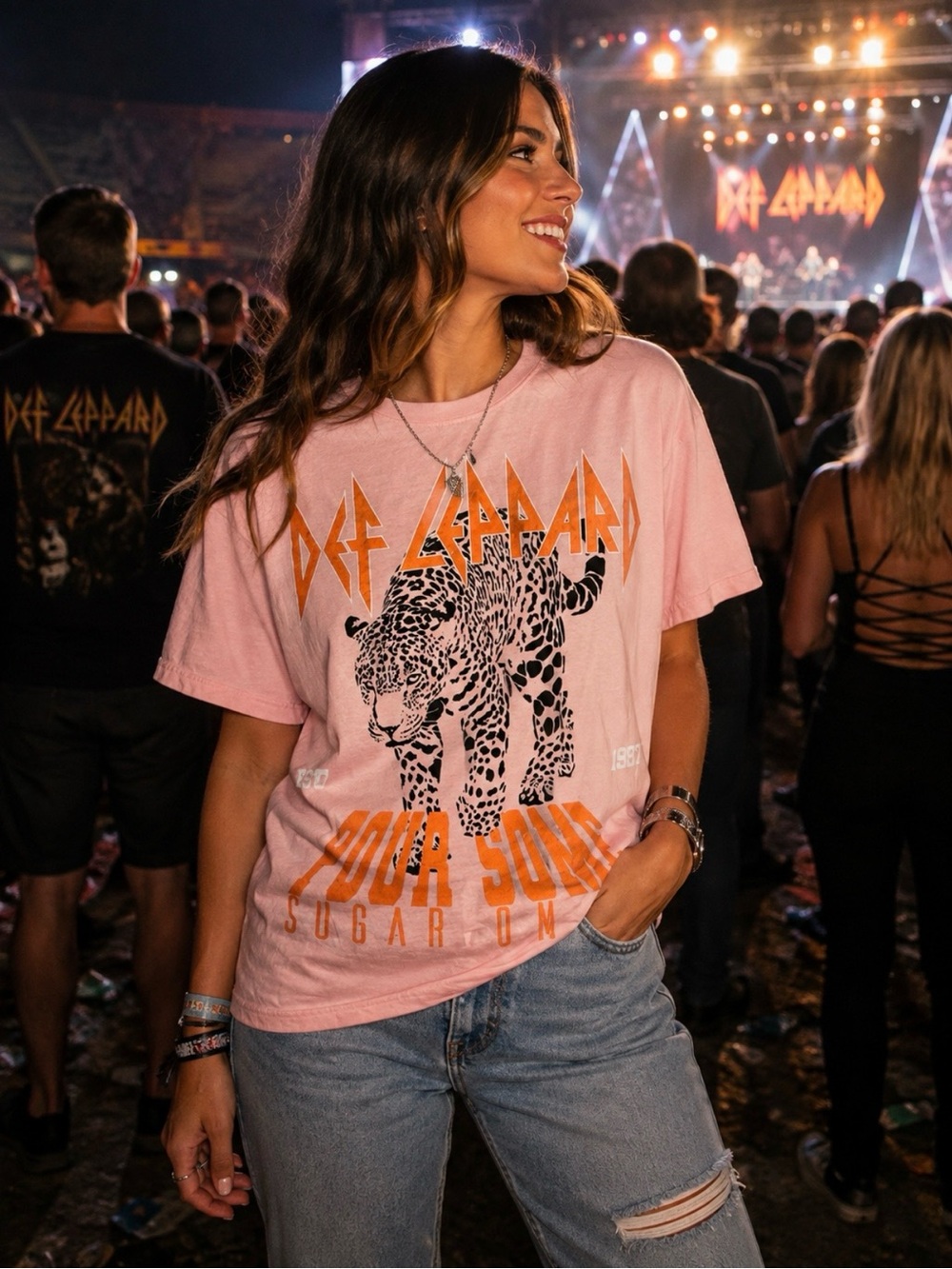 Pink Graphic Tee - Women's Band Shirt